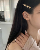 HEART AND PEARL HAIR SET