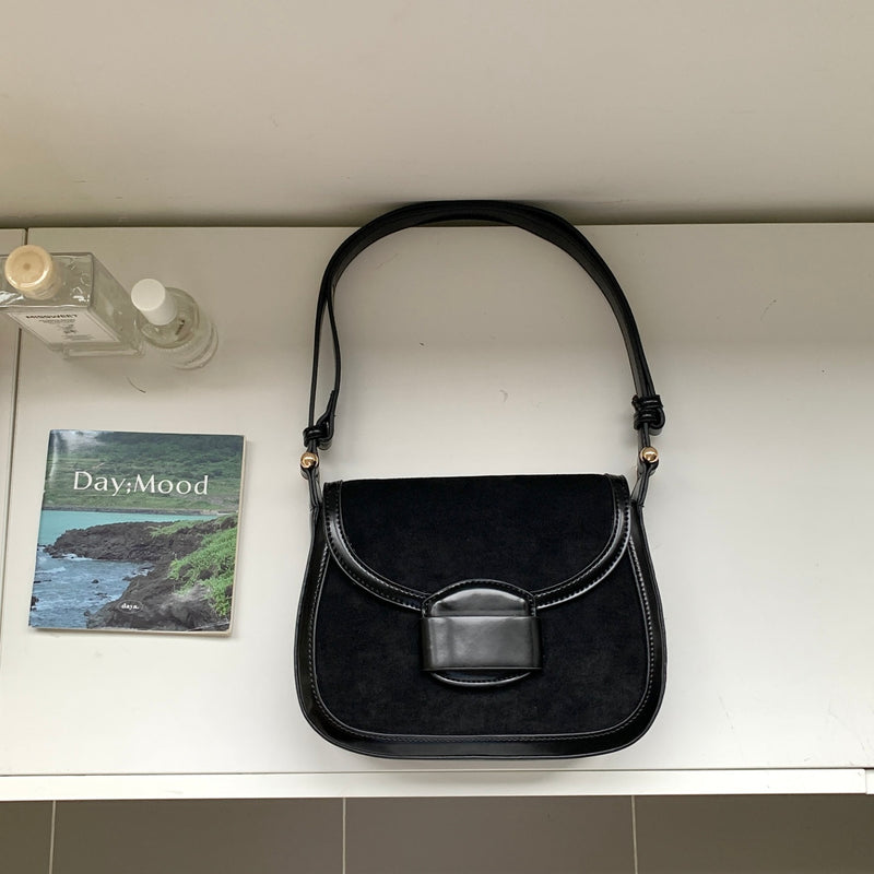 SUEDE BIEBER BAG [Brown]