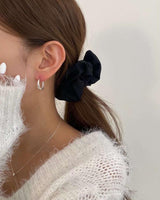 SILVER HOOP EARRINGS