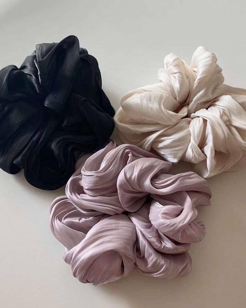 BIG SIZE SATIN HAIR SCRUNCH