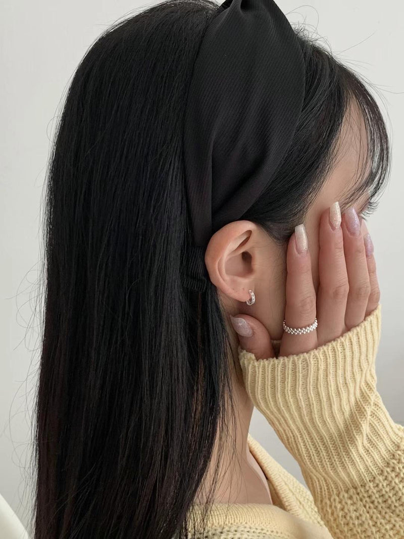 CADIE HAIR BAND [Black, Purple]