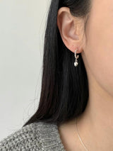 DROP HEART EARRINGS