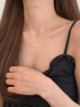 Ribbon Cubic Necklace