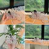 PEARL BEADS MICRO BAG [Black]