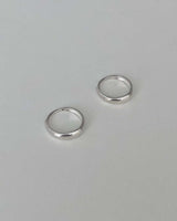SILVER HOOP EARRINGS
