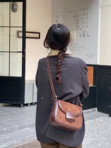 SUEDE BIEBER BAG [Brown]