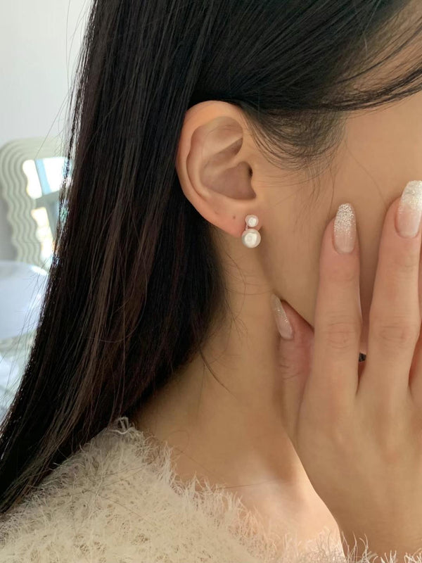 TWIN PEARL EARRINGS