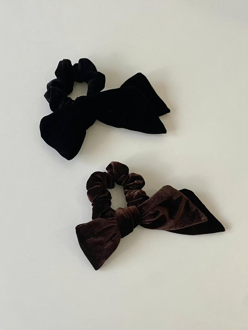 VELVET RIBBON HAIR TIE