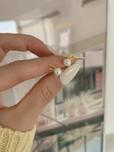 RABBIT PEARL EARRINGS