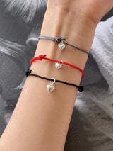 SILVER HEART BRACELET