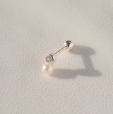 CUBIC DROP PEARL PIERCING