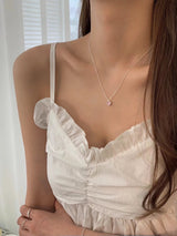 Cubic Heart Necklace