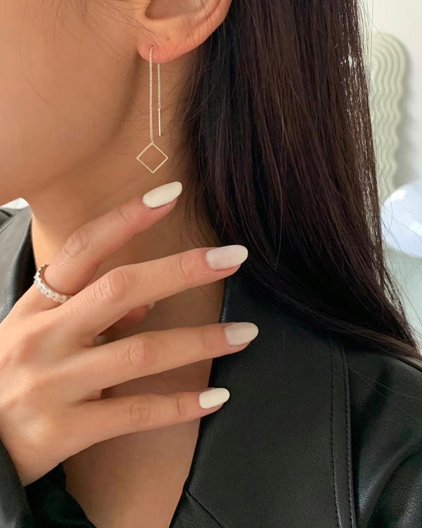 DROP SQUARE EARRINGS