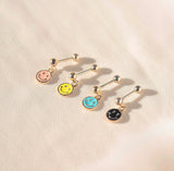COLOR SMILE DROP PIERCING